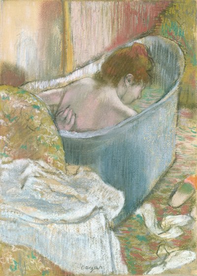 The Bath by Edgar Degas